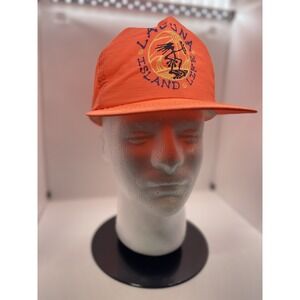 Vintage Laguna Island Life Aztec Surfer Snap Back Hat Thin